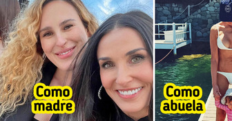Demi Moore, de 62 años, comparte con su nieta, luciendo revelador bikini que causa impacto