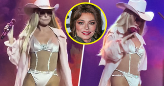 “No es apropiado”: Shania Twain desata críticas por usar un atuendo revelador en el escenario a los 59 años