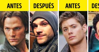 15+ Antes y después de los personajes de la serie “Supernatural” que muestran cómo ha pasado el tiempo
