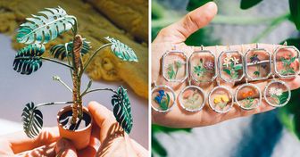 Artista crea, con papel, réplicas en miniatura de plantas que son increíblemente realistas