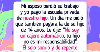 Le dije a mi esposo que no pagaría la escuela de su hijo y terminó castigando al mío