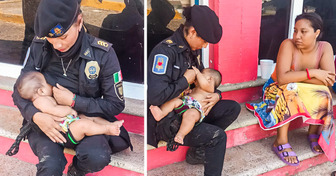 Una agente de policía amamantó a un bebé que estuvo 2 días sin comer tras un huracán mortal