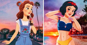 Una artista mostró cómo serían las princesas de Disney si vivieran en el mundo moderno