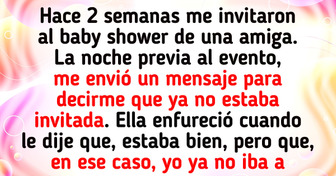 La futura mamá me desinvitó de su baby shower y encima se enojó conmigo