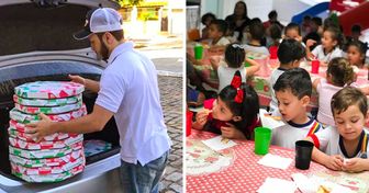 Pizzería en Brasil organizó un día de pizza para los más pequeños, y creemos que su idea es adorable