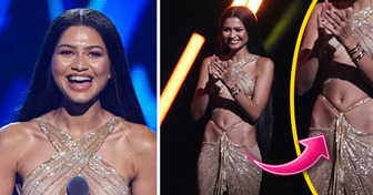 Zendaya luce el icónico vestido dorado de Cher, dejando a los fans desconcertados por un detalle importante