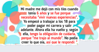 Me niego a cuidar de mi madre después de que ella prefiriera su libertad y sus fiestas antes que criarme