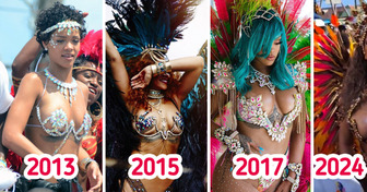 Rihanna se transforma en una deslumbrante diosa del carnaval en el Crop Over