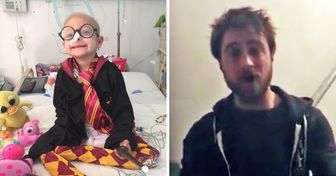 Daniel Radcliffe cumplió el sueño de Gigi, una niña con cáncer que quería conocer a Harry Potter