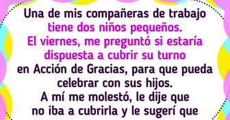 No quiero cederle mis vacaciones a mi colega, para que ella pueda pasar las fiestas con sus hijos