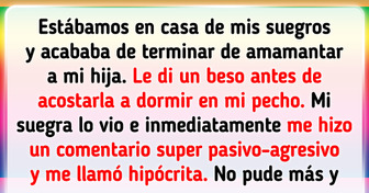 Mamá besa a su bebé frente a su suegra y esta le exige que deje de hacerlo