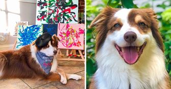 Nació con un don artístico y con sus obras de arte recauda dinero para ayudar a los animales necesitados