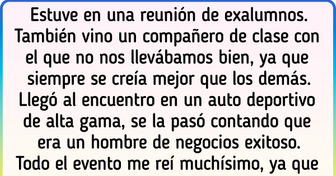 14 Personas que se encontraron con sus excompañeros de clase y se quedaron con una impresión dudable