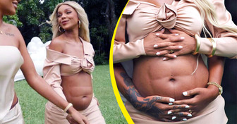 Una mujer increíble y sus fotos de embarazo desconciertan por un detalle único