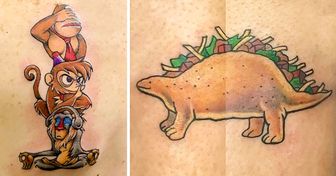25 Personas que convirtieron sus recuerdos de la infancia en tatuajes increíbles