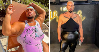 Hombre de 204 kilos posa con ropa de mujer y marca un antes y un después en la industria de la moda