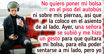 Se negó a cederle su asiento a una mujer en un autobús y muchos aplauden su actitud