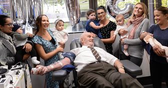 James Harrison, el hombre del “brazo de oro” que salvó a más de 2 millones de bebés haciendo más de mil donaciones de su inusual sangre