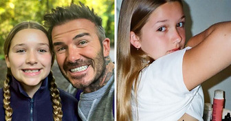 Le llueven críticas a David Beckham por dejar que su hija de 12 años se tatúe