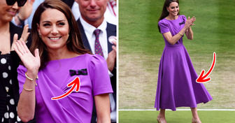 Los mensajes ocultos en el vestido de Kate Middleton en Wimbledon