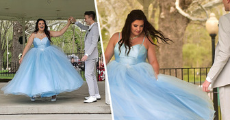 Un estudiante de secundaria aprendió a coser y confeccionó un vestido de graduación para su pareja de baile, que no podía permitírselo