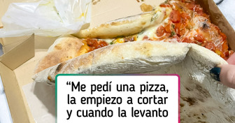 Pidió una pizza y cuando abrió la caja, se llevó tremenda sorpresa