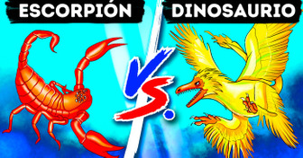 Lucha épica entre un dinosaurio del tamaño de un colibrí vs. un escorpión