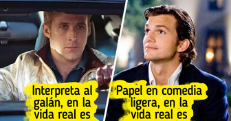 Como agua y aceite: los actores que son polos opuestos a su personaje