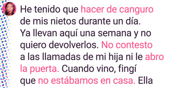 No dejo que mi hija se lleve a mis nietos: no quiero estar sola