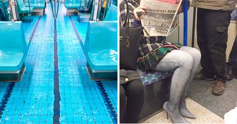 20+ Fotografías absurdas que muestran lo alocado que es viajar en metro