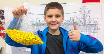 Tiene 10 años, padece autismo y construyó una réplica del Titanic con 65 000 bloques Lego