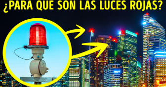 Esta es la función de las luces rojas en la cima de los rascacielos