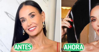 Solo una “corbata”: el arriesgado look de Demi Moore que todos comentan