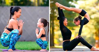 Una madre y su hija practican yoga juntas, y ese pasatiempo compartido hace que se sientan cada vez más unidas