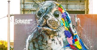 Bordalo II: el artista que convierte la basura en impresionantes obras de arte urbano