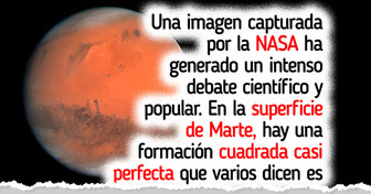 El misterioso cuadrado en Marte cuyas hipótesis de origen no nos dejaron indiferentes