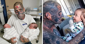 Un padre de seis hijos y con más de 240 tatuajes da ejemplo de cómo afrontar los comentarios negativos