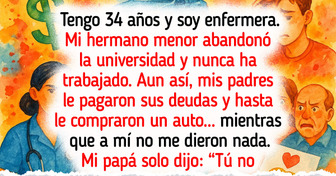 Mis padres le dieron todo a mi hermano y a mí nada, hasta que dije mi verdad frente a todos