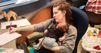 Madre lleva su bebé recién nacida al trabajo y la reacción de su jefa se vuelve viral
