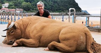 Un artista crea esculturas de arena tan reales que nos hacen dudar de nuestros propios ojos