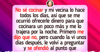 Quiso tercerizar su alimentación con la vecina y le dieron una cucharada de realidad