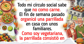 Me niego a comprar carne para mis invitados, soy vegetariana y lo saben