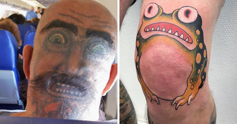 15+ Tatuajes que se vuelven más graciosos cuanto más los miras