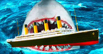 Qué pasaría si el Titanic se encontrara con el megalodón en el Triángulo de las Bermudas