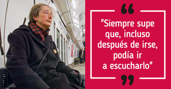 Todos los días visita la estación del metro para oír la voz de su esposo muerto