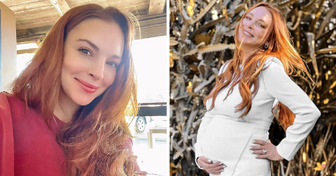 Lindsay Lohan presenta al mundo su pancita de bebé y luce espléndida