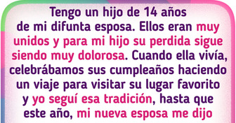 Quise poner fin a la tradición que tenían mi hijo y su ya difunta mamá y acabó llorando