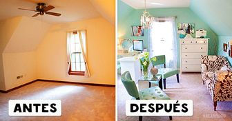 20 Habitaciones antes y después de haber sido decoradas por un diseñador