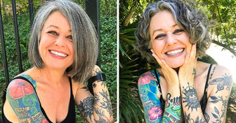 Mujer de 58 años con tatuajes ha sido criticada por “vestirse como una adolescente” y ahora nos cuenta su historia
