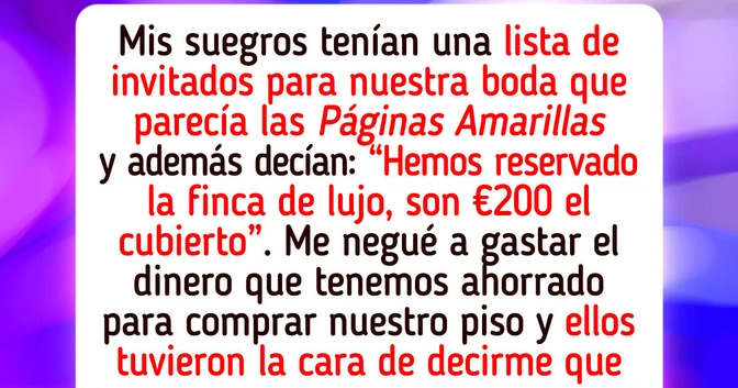 Me niego a hipotecar mi vida por una boda de un día y mis suegros no están dispuestos a aceptarlo por el qué dirán